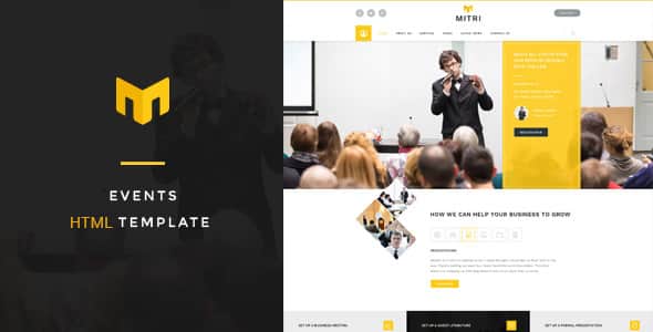 Mitri - Events & Conference HTML Template | Bootstrap Responsive