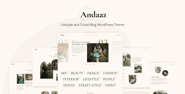 Andaaz - Lifestyle and Travel Blog WordPress Theme | Elementor Ready