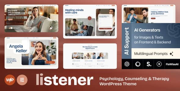 Listener - Psychology, Counseling & Therapy WordPress Theme | SEO
