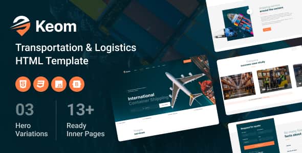 Keom - Transportation & Logistics HTML Template | Bootstrap 5