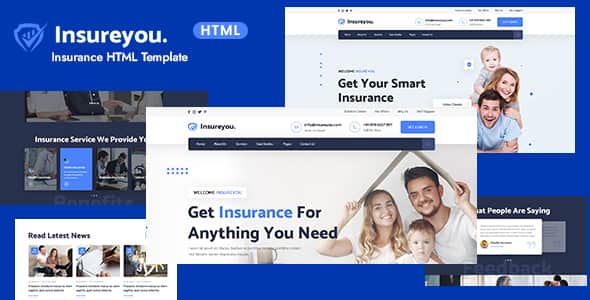 Insureyou - Insurance HTML Template | Professional Agency Solution
