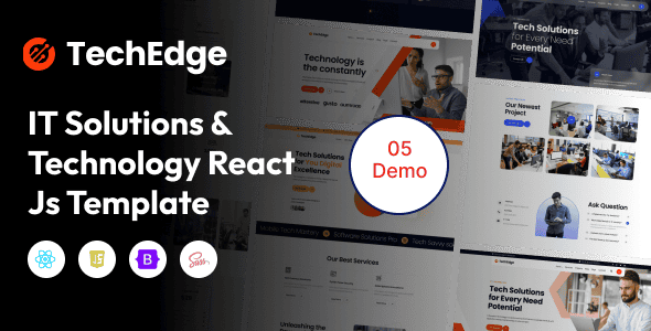 TechEdge - IT Solutions & Technology React Js Template | Fast React