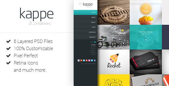 Kappe - Creative Full Screen HTML5 Template | Portfolio Layout