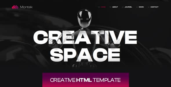 Montek - Creative HTML Template | Dark Portfolio & Bootstrap 5