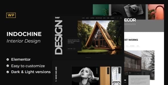 Indochine - Architecture and Interiors WordPress Theme - Dark & Light