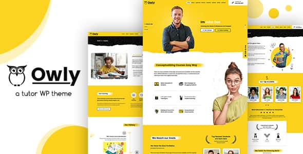 Owly - Tutoring & eLearning WP Theme | LMS Education Template