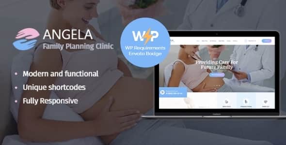 Angela | Family Planning & Pregnancy Clinic WordPress Theme - Health