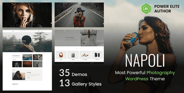 Napoli Photography WordPress Theme - Studio & Portfolio Template