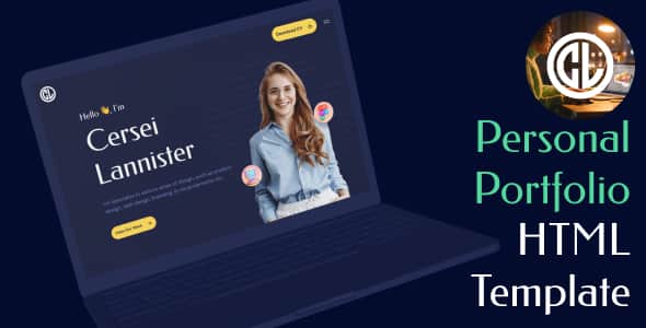 Personal Portfolio CV Resume HTML Template - Cersei Lannister | HTML5