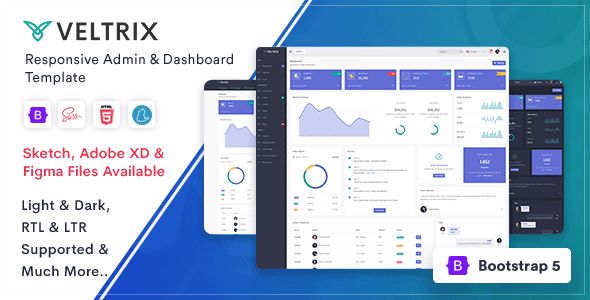 Veltrix - Admin & Dashboard Template | Bootstrap 5 Admin Panel