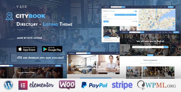 CityBook - Directory & Listing WordPress Theme | Fast & Responsive