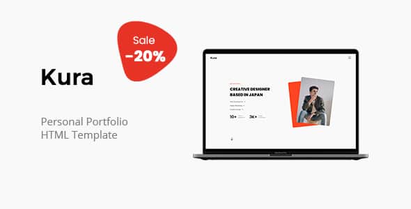 Kura - Personal Portfolio Template | Responsive HTML5 & Dark Mode