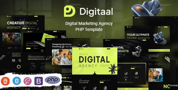 Digitaal - Digital Marketing Agency PHP Template | Bootstrap 5