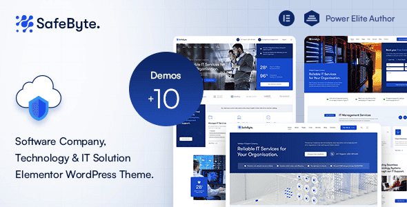 Safebyte - Technology & IT Solutions WordPress Theme | Elementor