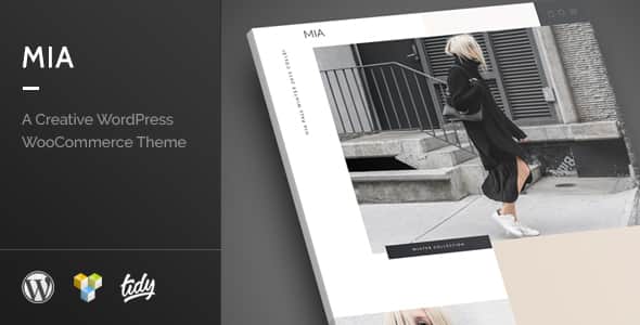 Mia - Creative Fashion WordPress WooCommerce Theme | Fast Loading