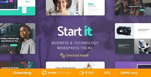 Start It - Technology & Startup WordPress Theme | SEO Ready