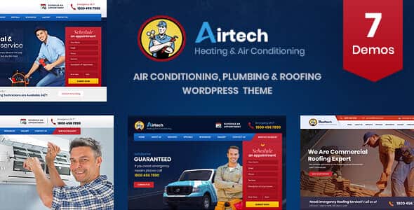 Airtech - Plumber HVAC and Repair theme - Elementor