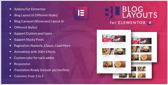 Blog Layouts for Elementor WordPress Plugin - Post Grid & Carousel