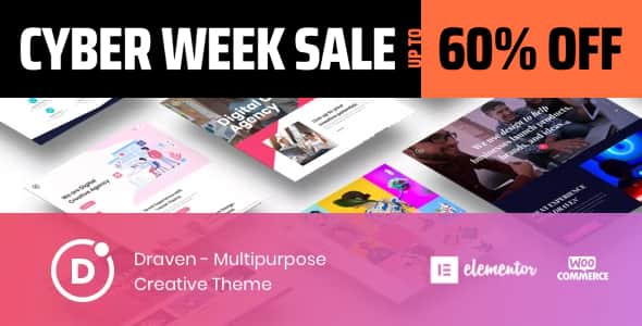 Draven – Multipurpose Creative WordPress Theme - Fast & Responsive
