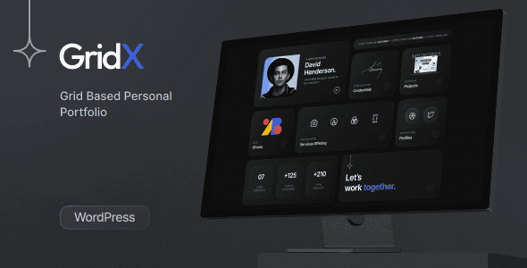 Gridx Portfolio Theme - Personal Portfolio WordPress Theme