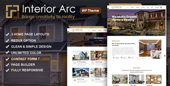 Interior Arc - Architecture WordPress Theme | Elementor Ready