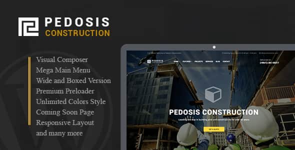 Pedosis - Construction Responsive WordPress Theme | Elementor Ready