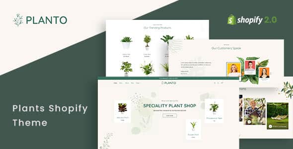 Planto - Gardening Shop Shopify Theme - High-Converting Design