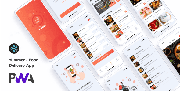 Yummer – Food Ordering App (React + PWA + Payload CMS) - Fast React App