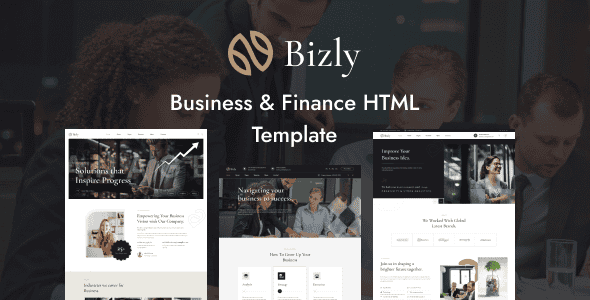 Bizly - Business & corporate agency HTML template | Responsive UI