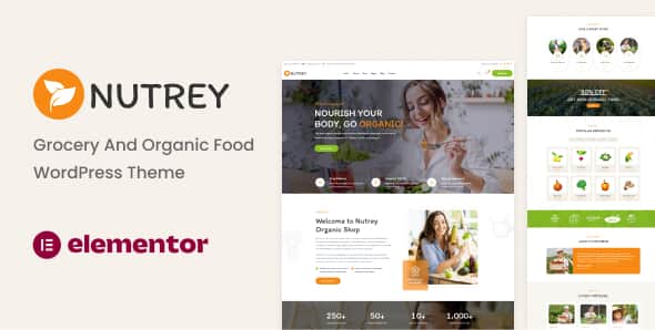 Nutrey - Organic Food Shop WordPress Theme | Elementor