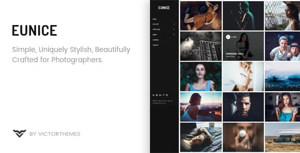 Eunice - Photography Portfolio WordPress Theme - SEO Ready