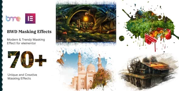 BWD Masking Effects for Elementor - Creative Image Shapes