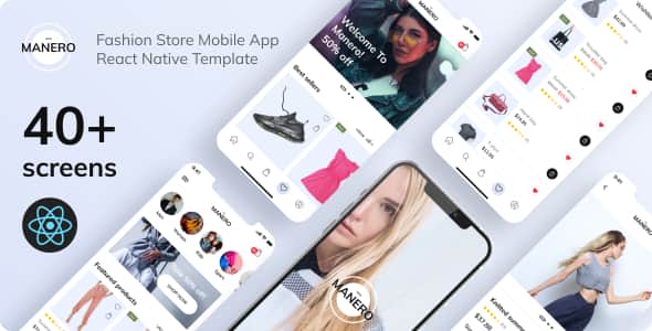 Manero: Fashion Store - React Native E-Commerce App Template