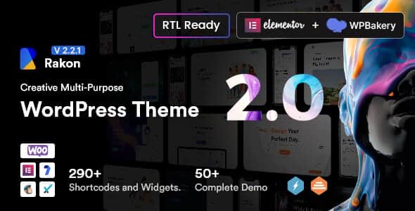 Rakon - Creative Multi-Purpose WordPress Theme | Advanced Elementor