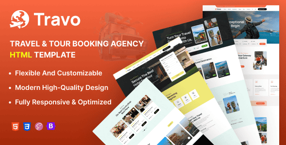 Travo - Tour Booking Html Template | Travel Agency Site