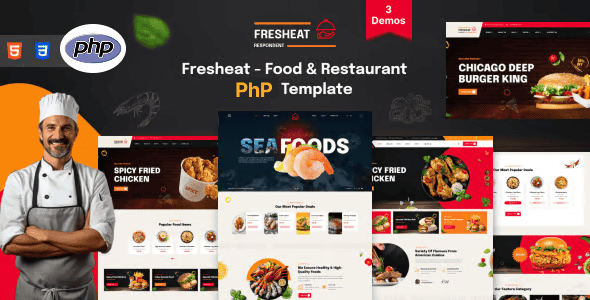 Fresheat - Food & Restaurant PHP Template - Bootstrap 5 UI