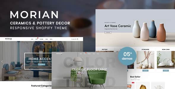 Morian - Ceramics & Pottery Decor Shopify Theme - Responsive UI