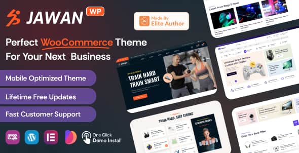 Jawan Gym & Sports Store WooCommerce Theme | SEO Ready