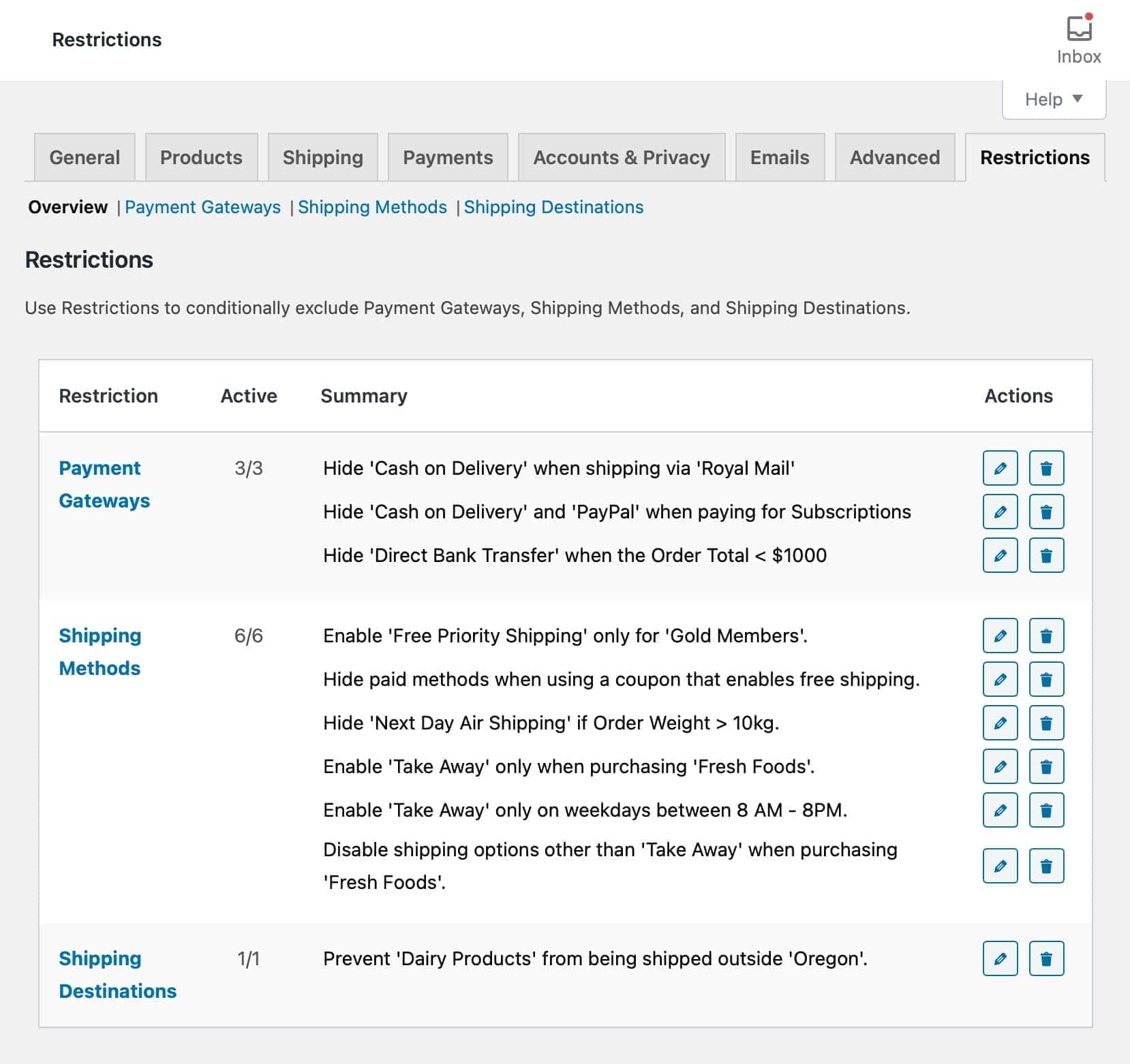 Conditional Shipping and Payments for WooCommerce - Dynamic Rules