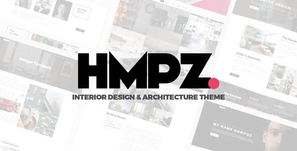 Hampoz - Responsive Interior Design & Architecture Theme | Portfolio