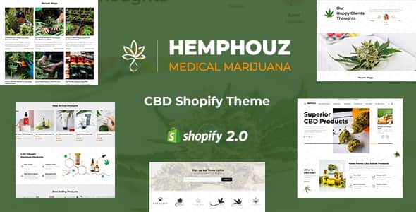 Hemphouz - Cannabis Shopify Theme | Dispensary & CBD Store