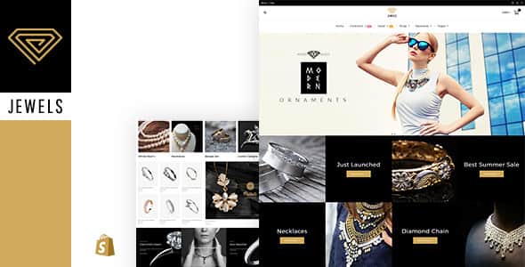 Jewelry Shopify Theme - Modern Luxury Store Template