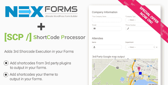 Shortcode Processor for NEX-Forms - Form Shortcode Add-On