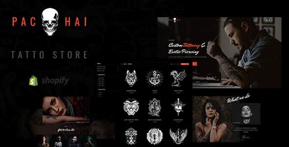 Pachai - Tattoo Shopify Store - Modern Tattoo Shop Theme