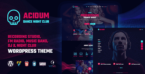Acidum - Night Club and DJ WordPress Theme | Music & Event