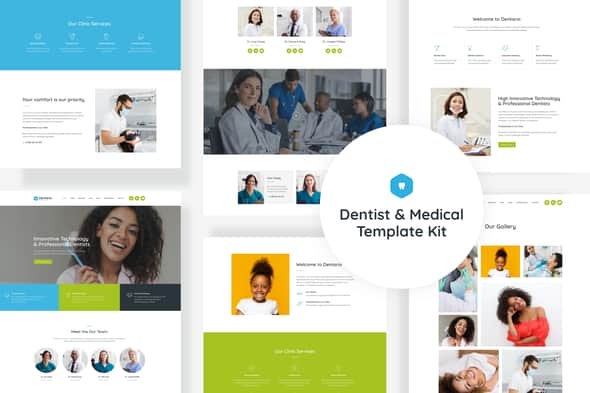 Dentario - Dentist & Medical Elementor Template Kit | Responsive