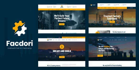 Facdori - Factory & Industrial Business HTML Template | Responsive