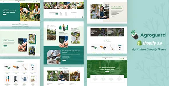 Agroguard - Garden Tools, Hardware Shopify Theme - SEO Ready