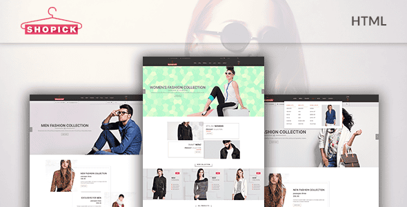 Fashion Clothing eCommerce Bootstrap Template - Shopick - Bootstrap 5