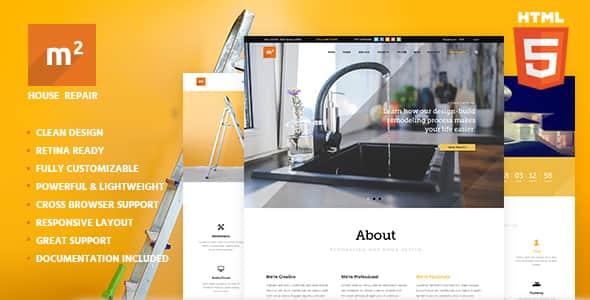 m2 - Home Repair, Building & Maintenance Template | Responsive HTML